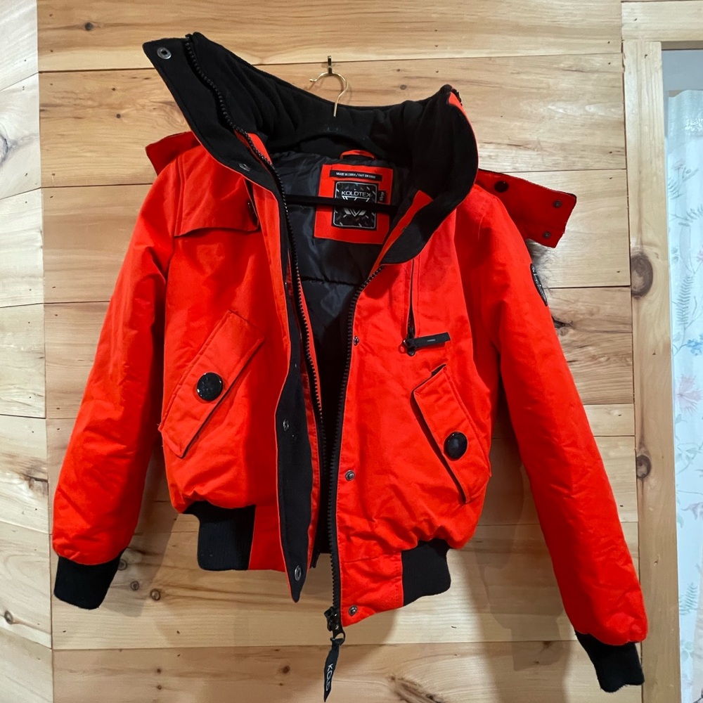 Koldtek Winter Coat in Bright Red XS